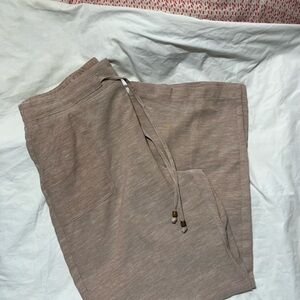 SOHO Relaxed Drawstring Pants in Dusty Pink